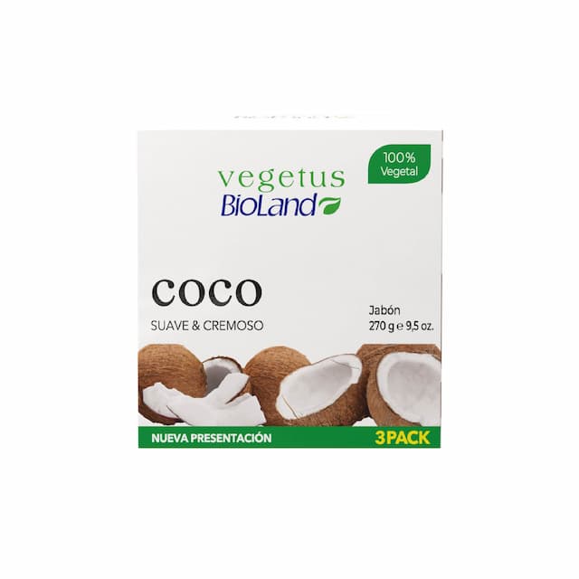 Jabón Coco Suave y Cremoso (3 Pack)